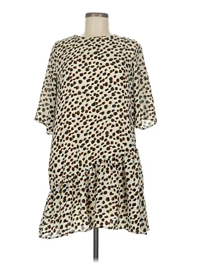 Pre-owned Tcec Casual Dress In Brown