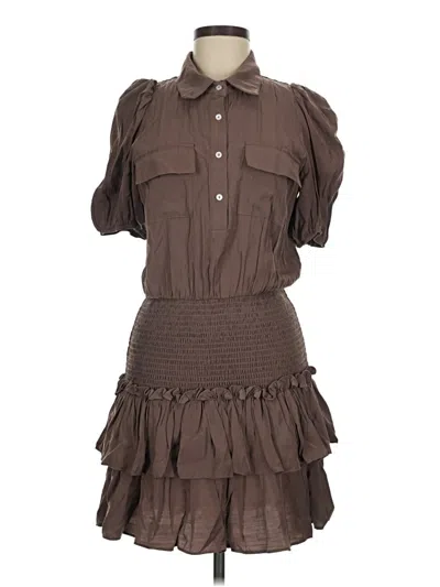 Pre-owned Tcec Casual Dress In Brown