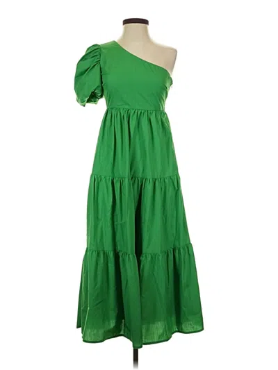 Pre-owned Tcec Casual Dress In Green