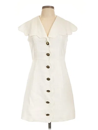 Pre-owned Tcec Casual Dress In Ivory