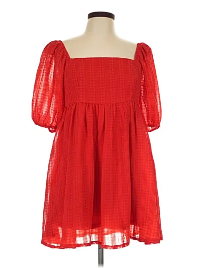 Pre-owned Tcec Casual Dress In Red