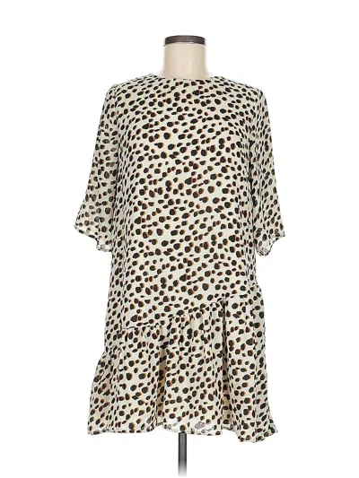 Pre-owned Tcec Casual Dress In White