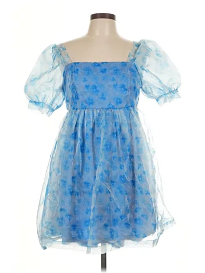 Pre-owned Tcec Cocktail Dress In Blue