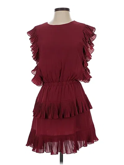Pre-owned Tcec Cocktail Dress In Burgundy