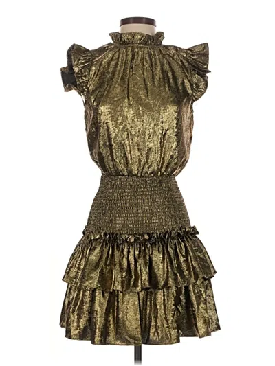 Pre-owned Tcec Cocktail Dress In Gold