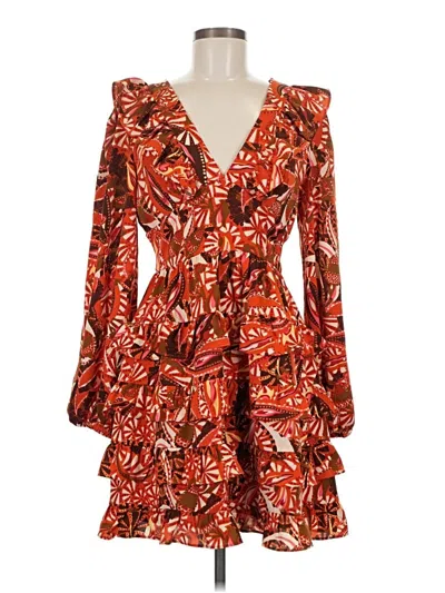 Pre-owned Tcec Cocktail Dress In Orange