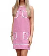 Tcec Colony Tweed Mini Dress In Blush In Pink
