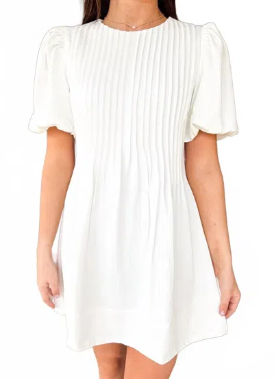 Tcec Dream About You Mini Dress In White In Gray
