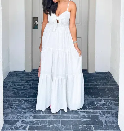 Tcec Easy Breezy Maxi Dress In White