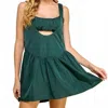 Tcec Free Style Athletic Romper In Emerald In Green