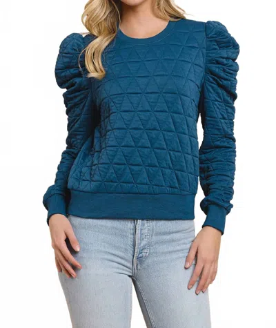 Tcec Grandma's Quilted Top In Blue