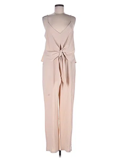 Pre-owned Tcec Jumpsuit In Tan