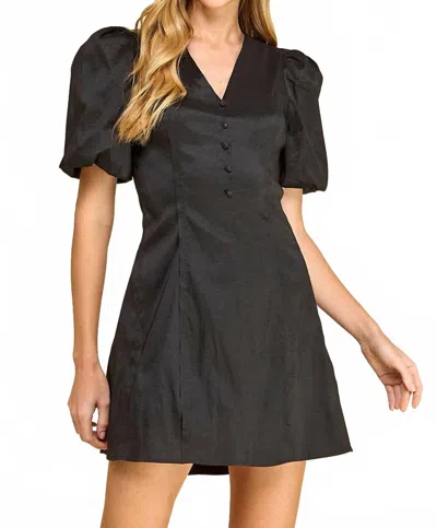Tcec Kate Mini Dress In Black