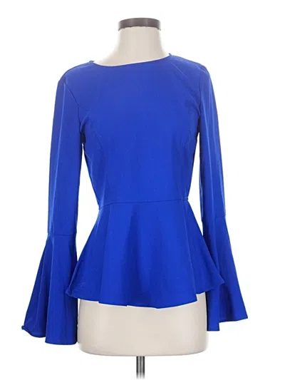 Pre-owned Tcec Long Sleeve Blouse In Blue