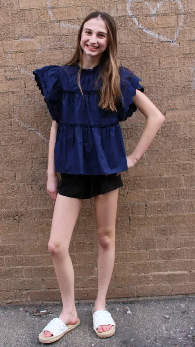 Tcec Nala Top In Navy In Blue
