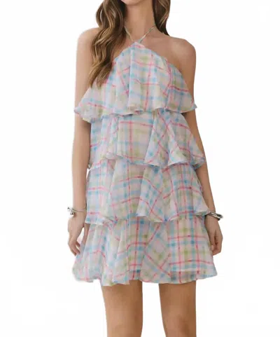 Tcec Pastel Dreams Tiered Ruffle Dress In Pattern In Multi