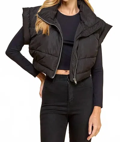 Tcec Puffer Vest In Black