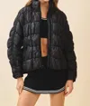 Tcec Puffer Wind Jacket In Black In Black