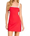 Tcec Remi Dress In Red In Multi