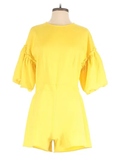 Pre-owned Tcec Romper In Yellow