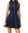 Tcec Ruby Mini Dress In Blue In Blue