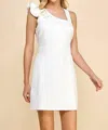 Tcec Ruffle Strap Dress In White