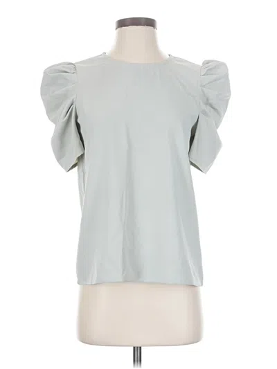 Pre-owned Tcec Short Sleeve Top Gray Sweetheart Neckline Tops