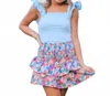 Tcec Sky Flutter Bodysuit In Baby Blue In Blue