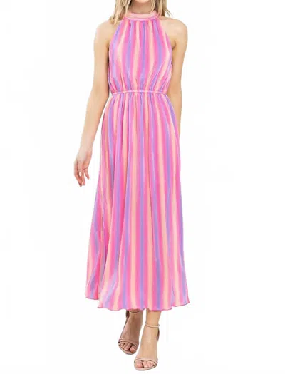 Tcec Stella Dress In Multicolor In Pink