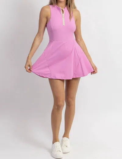 Tcec Tempo Tennis Dress In Baby Pink