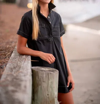 Tcec Tori Shirt Dress In Black