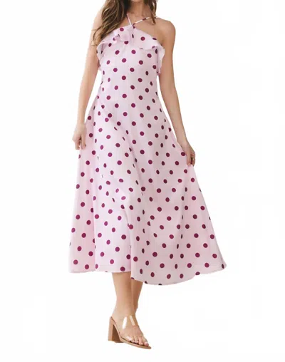Tcec Trinity Maxi Dress In Pink