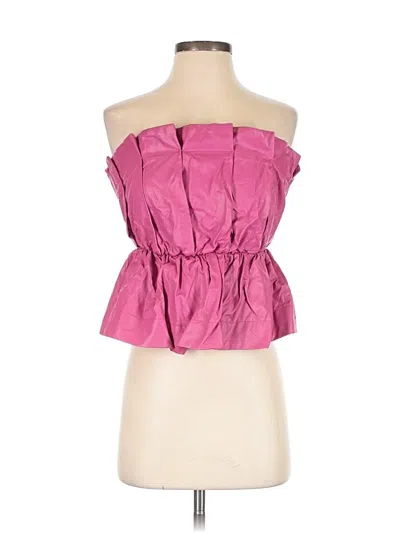 Tcec Tube Top Pink Strapless Neckline Tops