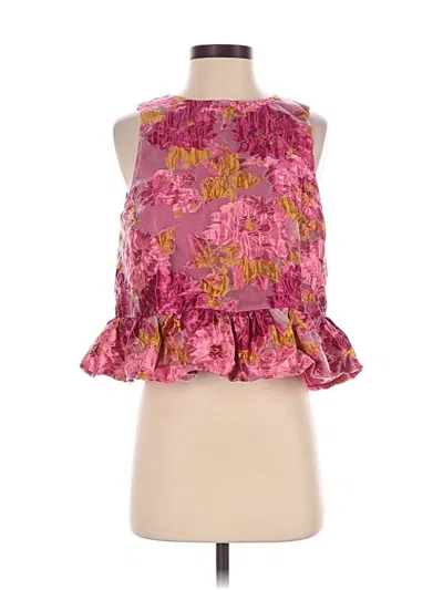 Pre-owned Tcec Vest In Pink