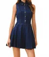 Tcec Ruby Mini Dress In Blue In Blue