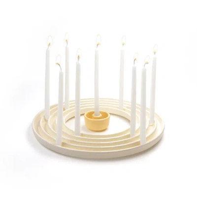 Tchotchke Ripple Menorah In Neutral