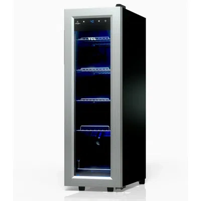 Tcl 1.24 Cu. Ft. Beverage Cooler With Low Noise Operation In Black