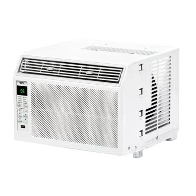 Tcl 6,000 Btu Window Air Conditioner, Fan & Dehumidifier, 250 Sq. Ft., Remote Control, Easy-to-use, Reus In White