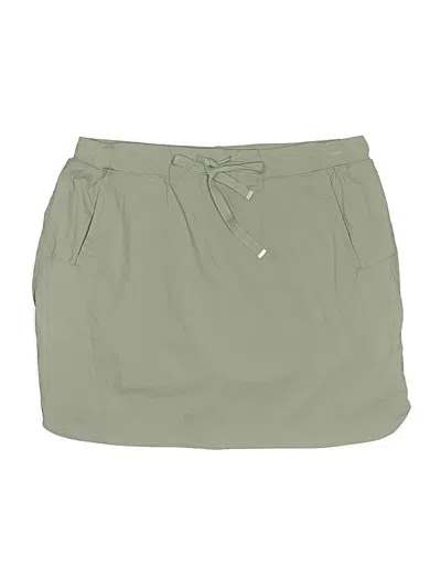 Pre-owned Te Verde Active Skort In Green