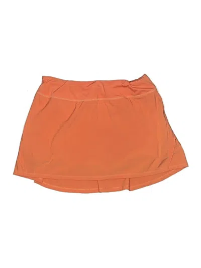 Pre-owned Te Verde Casual Skirt In Orange
