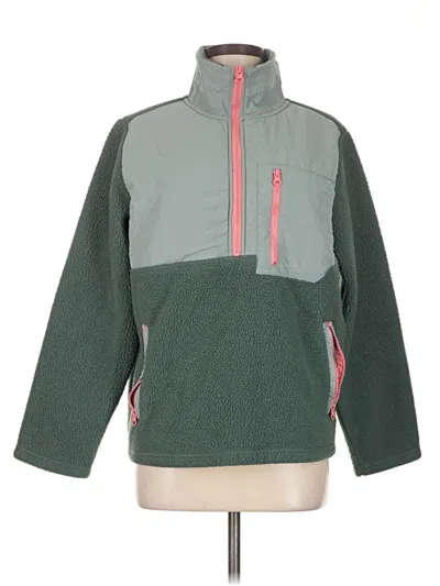 Pre-owned Te Verde Fleece Jacket In Green
