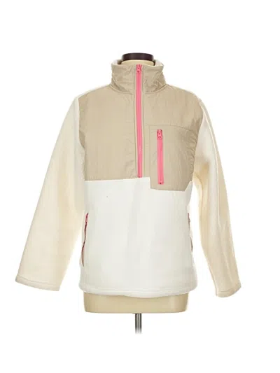 Pre-owned Te Verde Fleece Jacket In White