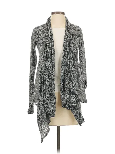 Pre-owned Te Verde Kimono In Gray