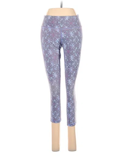 Pre-owned Te Verde Leggings In Purple