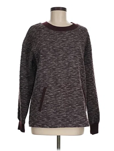 Pre-owned Te Verde Pullover Sweater In Burgundy