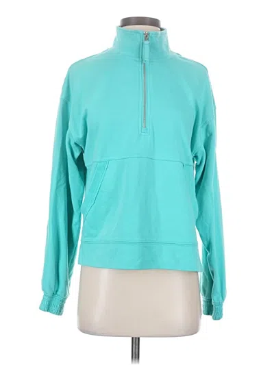 Pre-owned Te Verde Sweatshirt In Teal