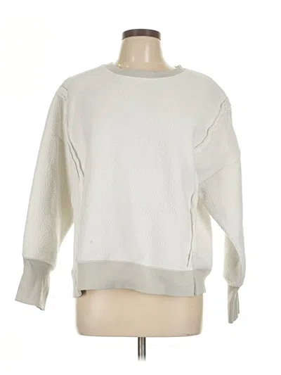 Pre-owned Te Verde Sweatshirt In White