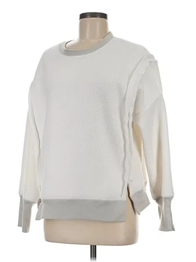 Pre-owned Te Verde Sweatshirt In White
