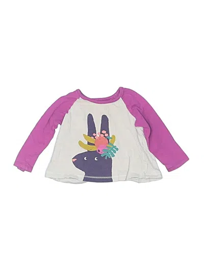 Pre-owned Tea Babies' 3/4 Sleeve T-shirt In Purple