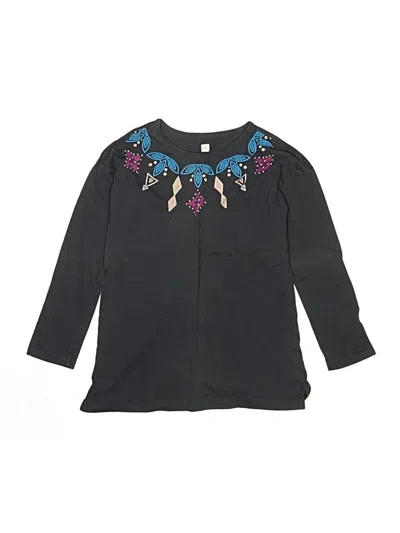 Pre-owned Tea Kids' 3/4 Sleeve T-shirt In Black